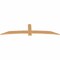 Ekena Millwork Bellingham Timber Gable Bracket, Western Red Cedar, 96"W x 24"H x 1 1/2"D x 5 1/2"F, 6/12 Pitch GBW096X24X0206BEL00SWR - alternate 3